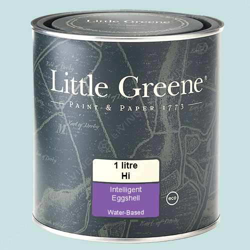 картинка Краска Little Greene Intelligent Eggshell (Acrylic Eggshell) цвет Gentle Sky №102 от LIVING