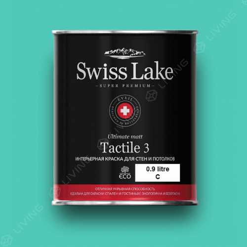 картинка Краска Swiss Lake Tactile 3 цвет aguastone №2313 от LIVING