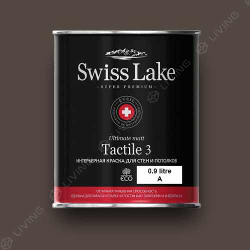 картинка Краска Swiss Lake Tactile 3 цвет mudcake №698 от LIVING