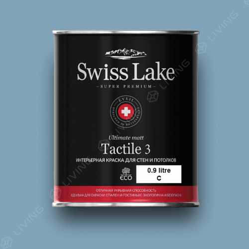 картинка Краска Swiss Lake Tactile 3 цвет lobelia №2195 от LIVING