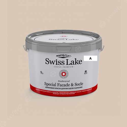 картинка Краска Swiss Lake Special Faсade & Socle цвет burango dust №813 от LIVING