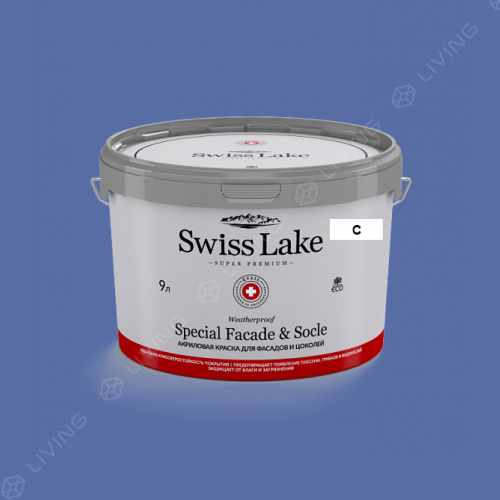 картинка Краска Swiss Lake Special Faсade & Socle цвет Luminosity №2057 от LIVING