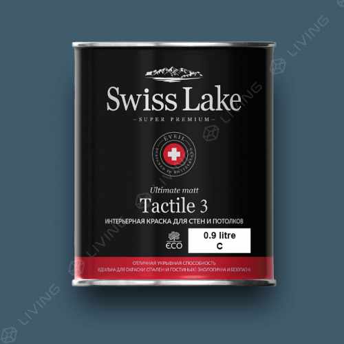 картинка Краска Swiss Lake Tactile 3 цвет Brine №2095 от LIVING