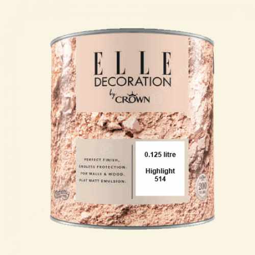 картинка Краска ELLE DECORATION FLAT цвет Highlight №514 от LIVING