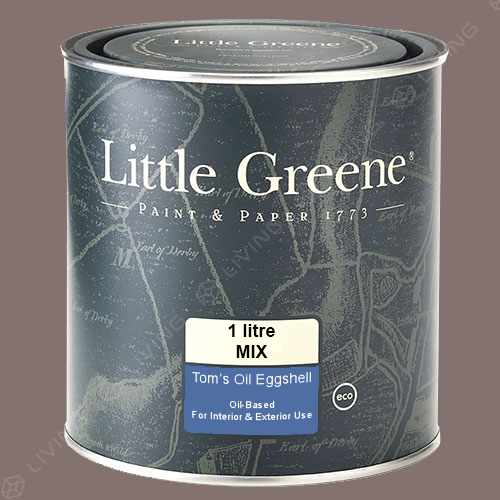 картинка Краска Little Greene Toms Oil Eggshell цвет Nether Red №315 от LIVING