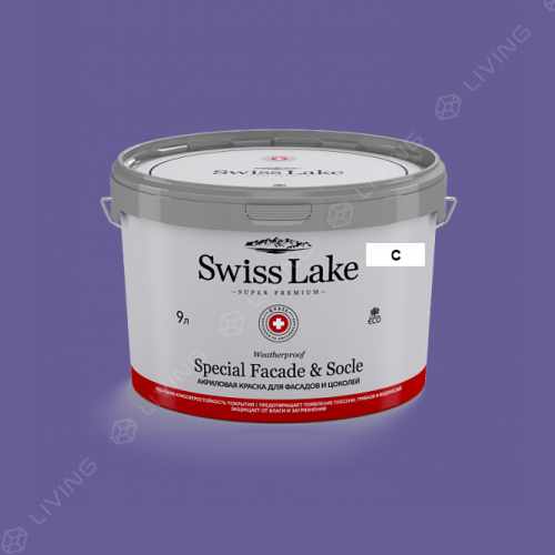 картинка Краска Swiss Lake Special Faсade & Socle цвет mulberry №1899 от LIVING