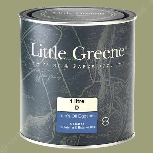 картинка Краска Little Greene Toms Oil Eggshell цвет Normandy Grey №79 от LIVING