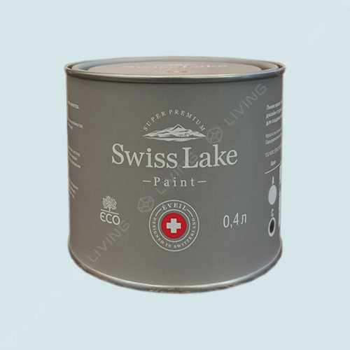 картинка Краска Swiss Lake Wall Comfort 7 цвет Illuminated Sky №2244 от LIVING