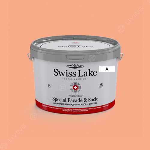 картинка Краска Swiss Lake Special Faсade & Socle цвет CITRUS SACHET №1180 от LIVING