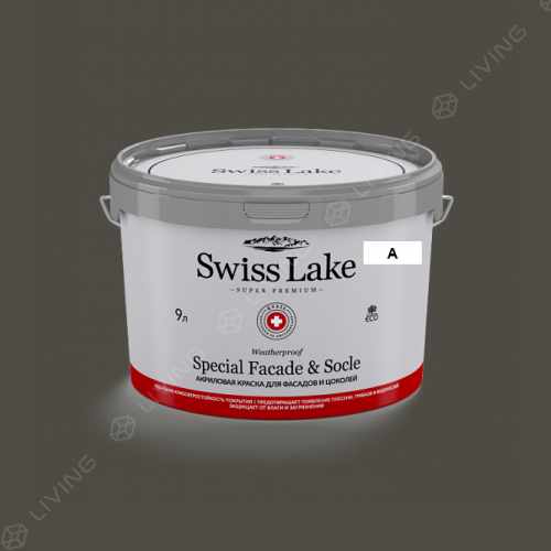 картинка Краска Swiss Lake Special Faсade & Socle цвет lemur №720 от LIVING