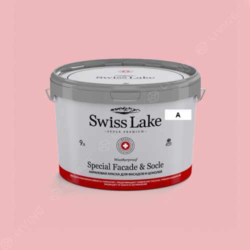 картинка Краска Swiss Lake Special Faсade & Socle цвет Florentine pink №1317 от LIVING