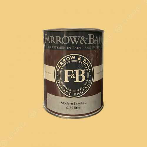 картинка Краска Farrow&Ball Modern Eggshell цвет Yellow Ground №218 от LIVING