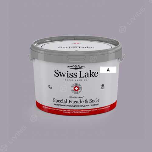 картинка Краска Swiss Lake Special Faсade & Socle цвет GRAY VIOLET №1769 от LIVING