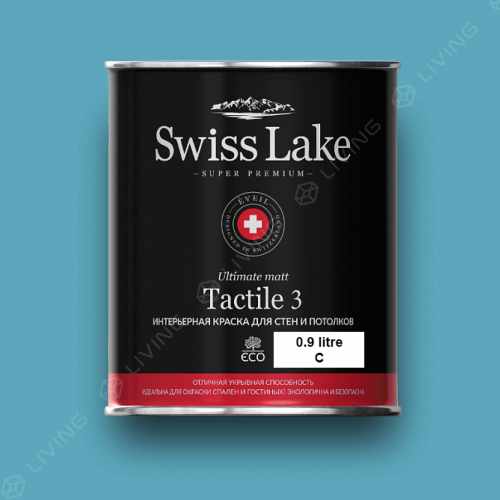 картинка Краска Swiss Lake Tactile 3 цвет bluebell №2119 от LIVING