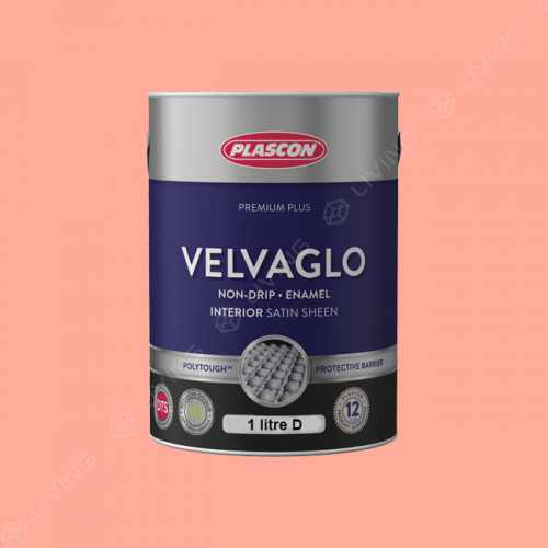 картинка Краска Plascon VELVAGLO цвет Salmon Mousse арт.O3-B1-4 от LIVING