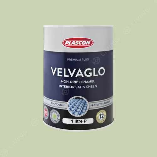картинка Краска Plascon VELVAGLO WB цвет Contour Green арт.G1-B2-1 от LIVING