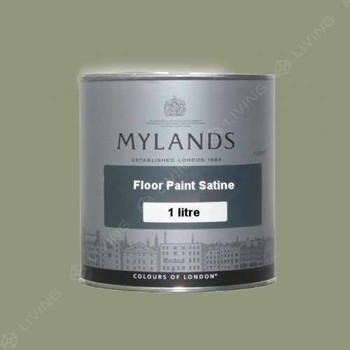 картинка Краска Mylands Floor Paint Satine цвет Greenstone №190 от LIVING