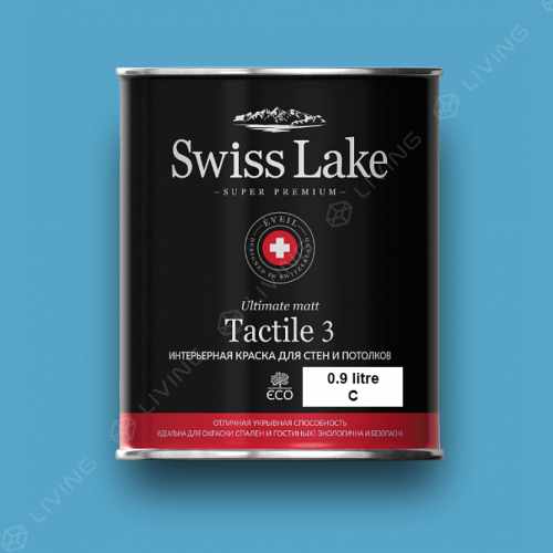 картинка Краска Swiss Lake Tactile 3 цвет Idyll №2062 от LIVING