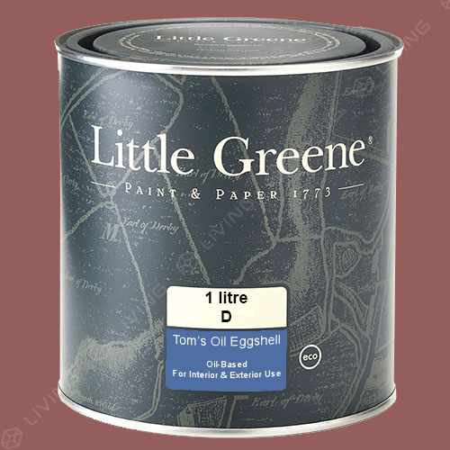 картинка Краска Little Greene Toms Oil Eggshell цвет Ashes of Roses №6 от LIVING