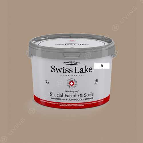 картинка Краска Swiss Lake Special Faсade & Socle цвет rock cliffs №734 от LIVING