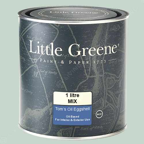 картинка Краска Little Greene Toms Oil Eggshell цвет Aquamarine Mid №284 от LIVING
