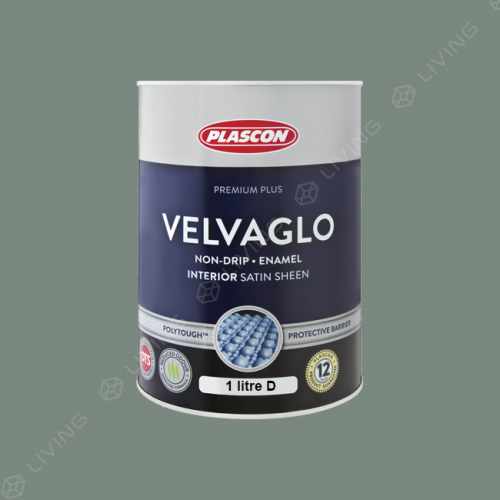 картинка Краска Plascon VELVAGLO WB цвет Green Stone арт.G3-E1-4 от LIVING