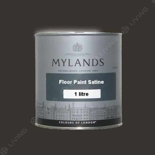 картинка Краска Mylands Floor Paint Satine цвет London Brown №287 от LIVING