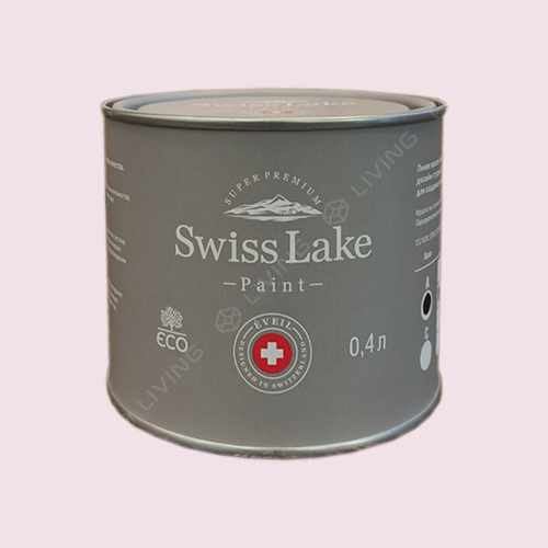 картинка Краска Swiss Lake Wall Comfort 7 цвет BARELY ROSE №1651 от LIVING