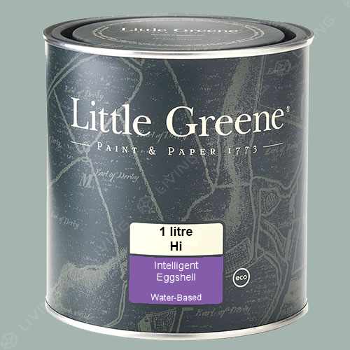 картинка Краска Little Greene Intelligent Eggshell (Acrylic Eggshell) цвет Celestial Blue №101 от LIVING