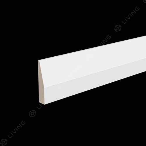 Плинтус Ultrawood, белый, арт. Base 6012 i, (200 х 6 х 1,2) см Россия
