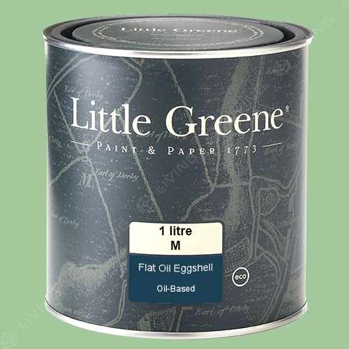 картинка Краска Little Greene Flat Oil Eggshell цвет Spearmint №202 от LIVING