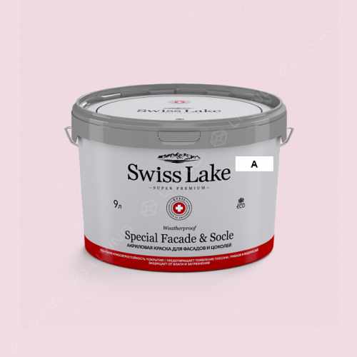 картинка Краска Swiss Lake Special Faсade & Socle цвет blueberry mousse №1271 от LIVING