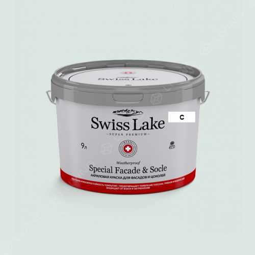 картинка Краска Swiss Lake Special Faсade & Socle цвет Gentle Wind №2231 от LIVING