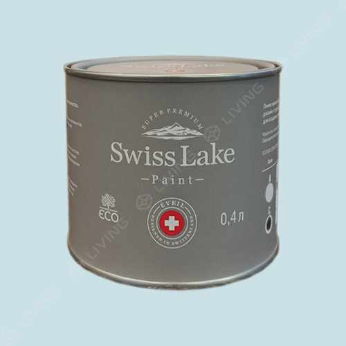 картинка Краска Swiss Lake Wall Comfort 7 цвет Aqua Mist №1987 от LIVING
