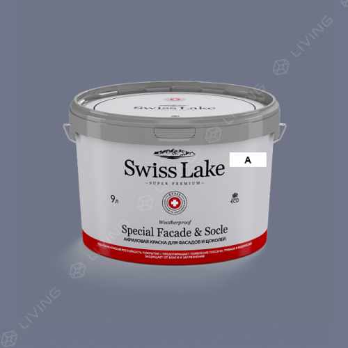 картинка Краска Swiss Lake Special Faсade & Socle цвет GRAPE HAZE №1788 от LIVING