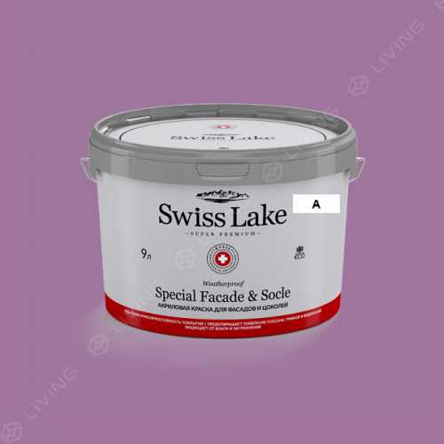 картинка Краска Swiss Lake Special Faсade & Socle цвет extreme mauve №1841 от LIVING