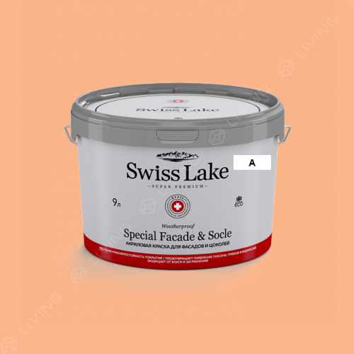 картинка Краска Swiss Lake Special Faсade & Socle цвет MELON PINK №1173 от LIVING