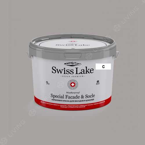 картинка Краска Swiss Lake Special Faсade & Socle цвет warm stone №3009 от LIVING