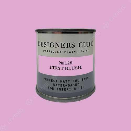 картинка Краска Designers Guild Perfect Matt Emulsion цвет FIRST BLUSH №128 от LIVING