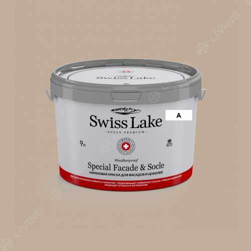 картинка Краска Swiss Lake Special Faсade & Socle цвет Carafe №606 от LIVING