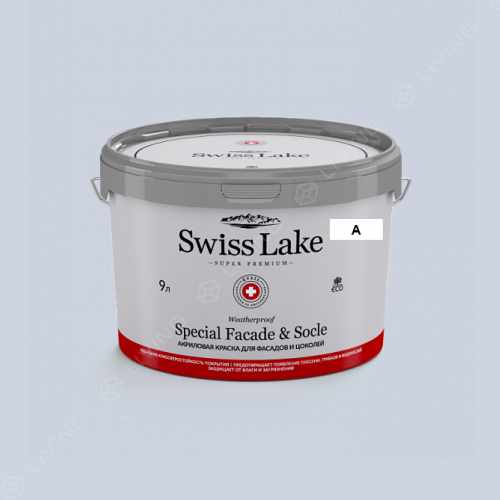 картинка Краска Swiss Lake Special Faсade & Socle цвет SILVER SCREEN №1775 от LIVING