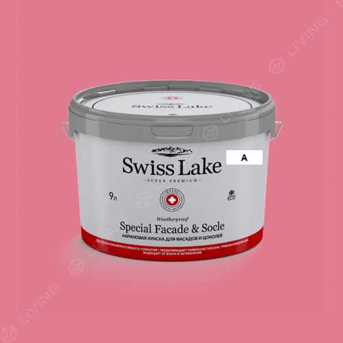 картинка Краска Swiss Lake Special Faсade & Socle цвет Royal red №1368 от LIVING