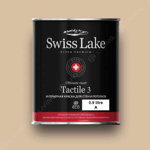 картинка Краска Swiss Lake Tactile 3 цвет pampas №845 от LIVING