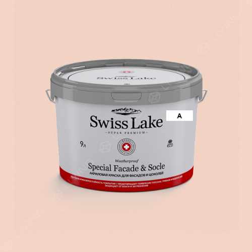 картинка Краска Swiss Lake Special Faсade & Socle цвет barely blush №1452 от LIVING