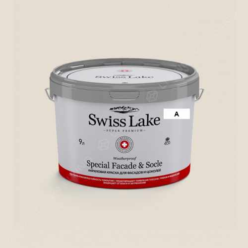 картинка Краска Swiss Lake Special Faсade & Socle цвет moon surface №564 от LIVING
