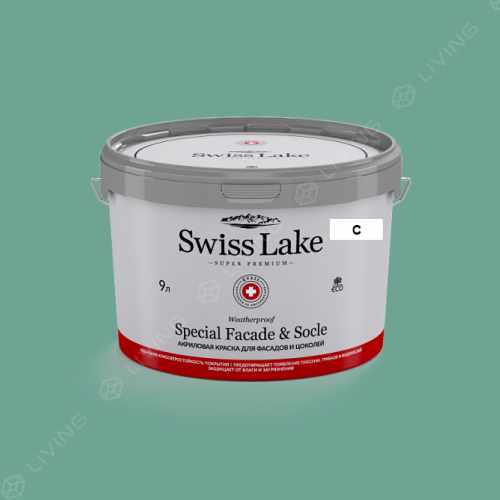 картинка Краска Swiss Lake Special Faсade & Socle цвет Chinese aspen №2668 от LIVING