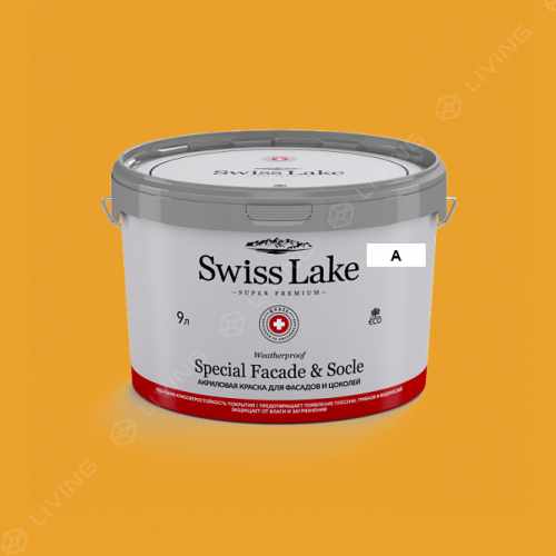 картинка Краска Swiss Lake Special Faсade & Socle цвет juicy orange №1070 от LIVING