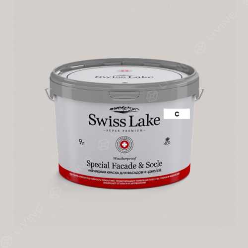 картинка Краска Swiss Lake Special Faсade & Socle цвет PEGASus №3004 от LIVING