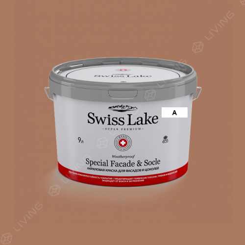 картинка Краска Swiss Lake Special Faсade & Socle цвет spiced cider №1619 от LIVING