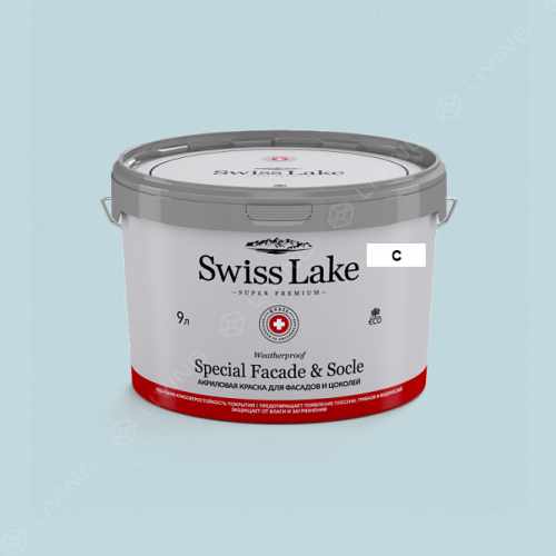 картинка Краска Swiss Lake Special Faсade & Socle цвет GREEN WAVE №1993 от LIVING